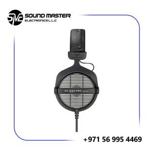 Beyerdynamic DT 990 PRO, 250 Ohm, Open Back, Over Ear, Wired Professional Studio Headphones, Gray