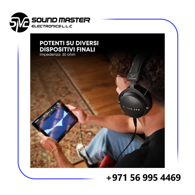 s4 Beyerdynamic DT 1770 PRO MKII Wired Over-Ear Headphones, 30 Ohm, Closed-Back Professional Recording Studio Monitor