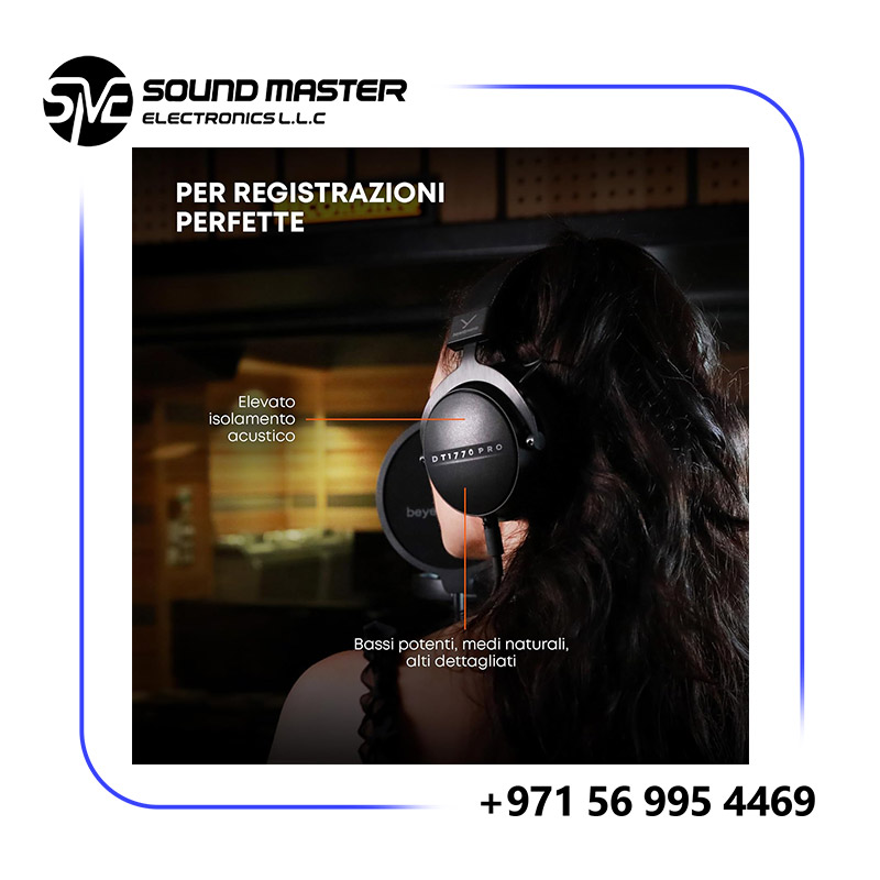s6 Beyerdynamic DT 1770 PRO MKII Wired Over-Ear Headphones, 30 Ohm, Closed-Back Professional Recording Studio Monitor